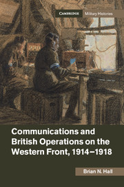 Communications and British Operations on the Western Front, 19141918 cover.jpg