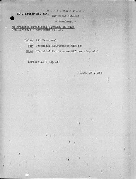 Armoured Divisional Signals WE II 213 1 - Amendment 12 - page 1.jpg