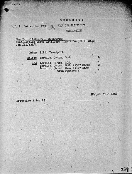 Headquarters Corps Artillery Signal Section WE III 136 2 - Correction - page 1.jpg
