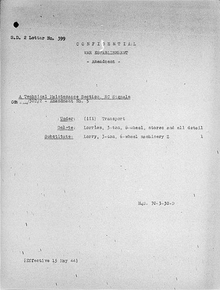 Technical Maintenance Section WE III 30D 2 - Amendment 5 - page 1.jpg