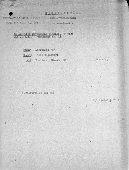 Armoured Divisional Signals WE II 213 1 - Amendment 13 - page 1.jpg