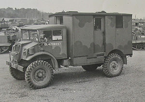 CMP Lorry 3 Ton Wireless (C33) front left.jpg