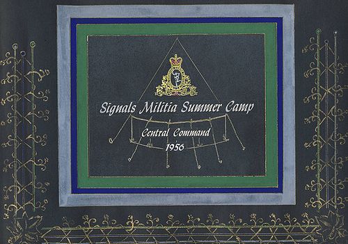 Signals Militia Summer Camp Central Command 1956 Album - Cover.jpg